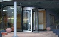 Cina 12mm Aluminum Alloy Automatic Revolving Door For Hotel ISO9001 perusahaan