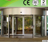 Cina Professional Flat / bent tempered glass Curved Sliding Door for Theatres perusahaan
