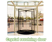 Cina Shopping center mansion Automatic crane Revolving Door Unit with 3 or 4 wings perusahaan