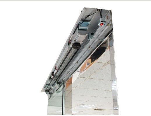 Cina LED display Controller Shopping center Automatic Sliding Door , 150mm depth track pabrik