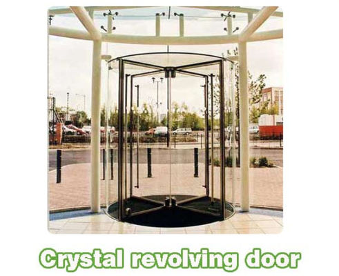 Cina Shopping center mansion Automatic crane Revolving Door Unit with 3 or 4 wings Distributor
