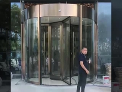 AC220/50Hz Frekuensi Tegangan Pintu Berputar Otomatis untuk Bangunan Kantor