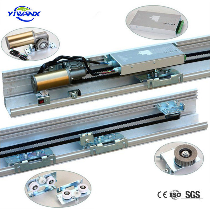 Sistem Track Pintu Geser Tugas Berat, Sistem Operator Gerbang Kaca Geser Otomatis Aluminium (YW-195)