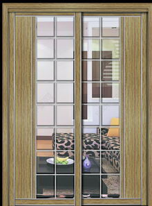 Custom Prehung Interior 60x80 otomatis ayunan Pintu Gaya Victoria pintu kfc