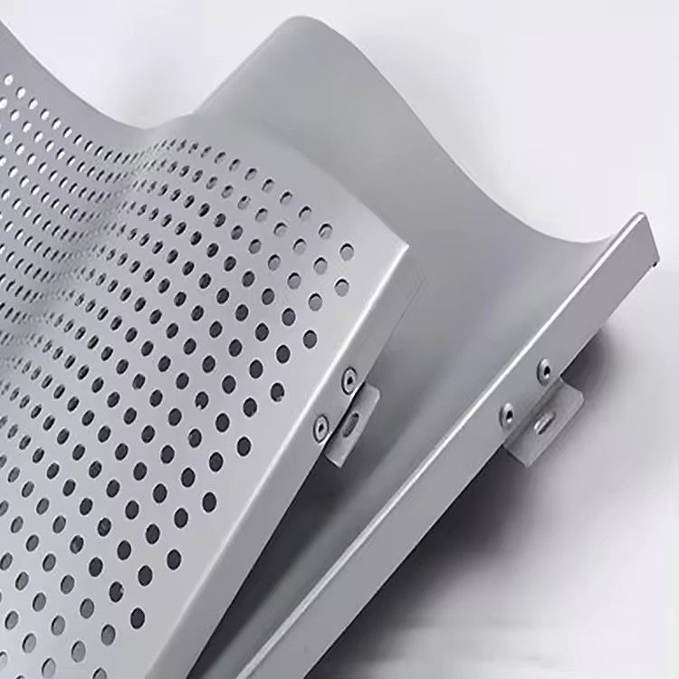 Membuka ke dalam Kaca Aluminium Curtain Wall Waterproof Tipe tetap