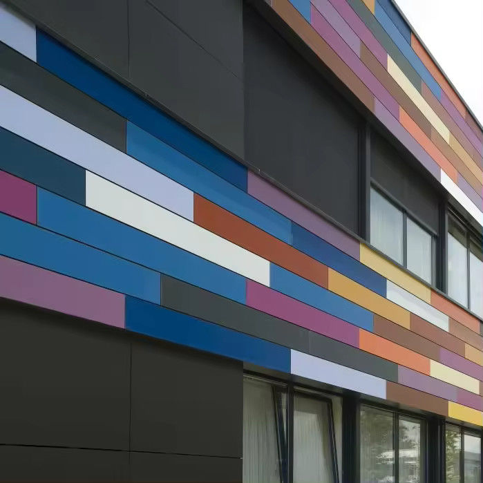 Membuka ke dalam Kaca Aluminium Curtain Wall Waterproof Tipe tetap