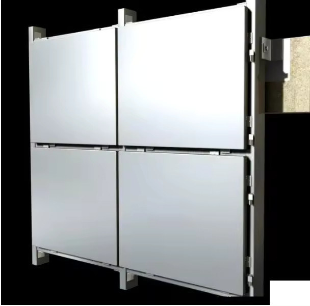 Aluminium Kaca Curtain Wall dengan warna yang disesuaikan dan Isolasi Panas