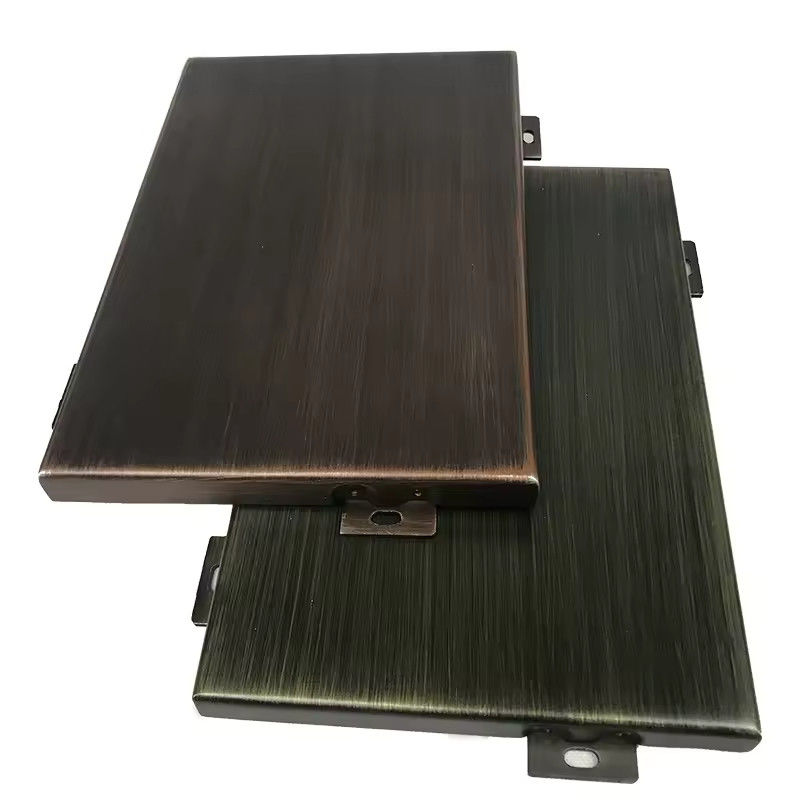 Kelas A tahan api sistem siding aluminium dengan isolasi suara yang tinggi dan warna putih