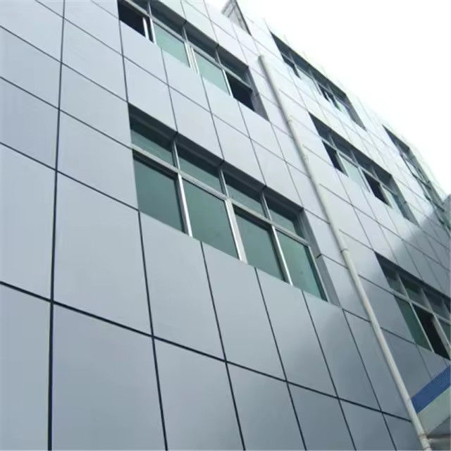 2mm tebal perak anti korosi aluminium veneer panel Dekorasi dinding interior