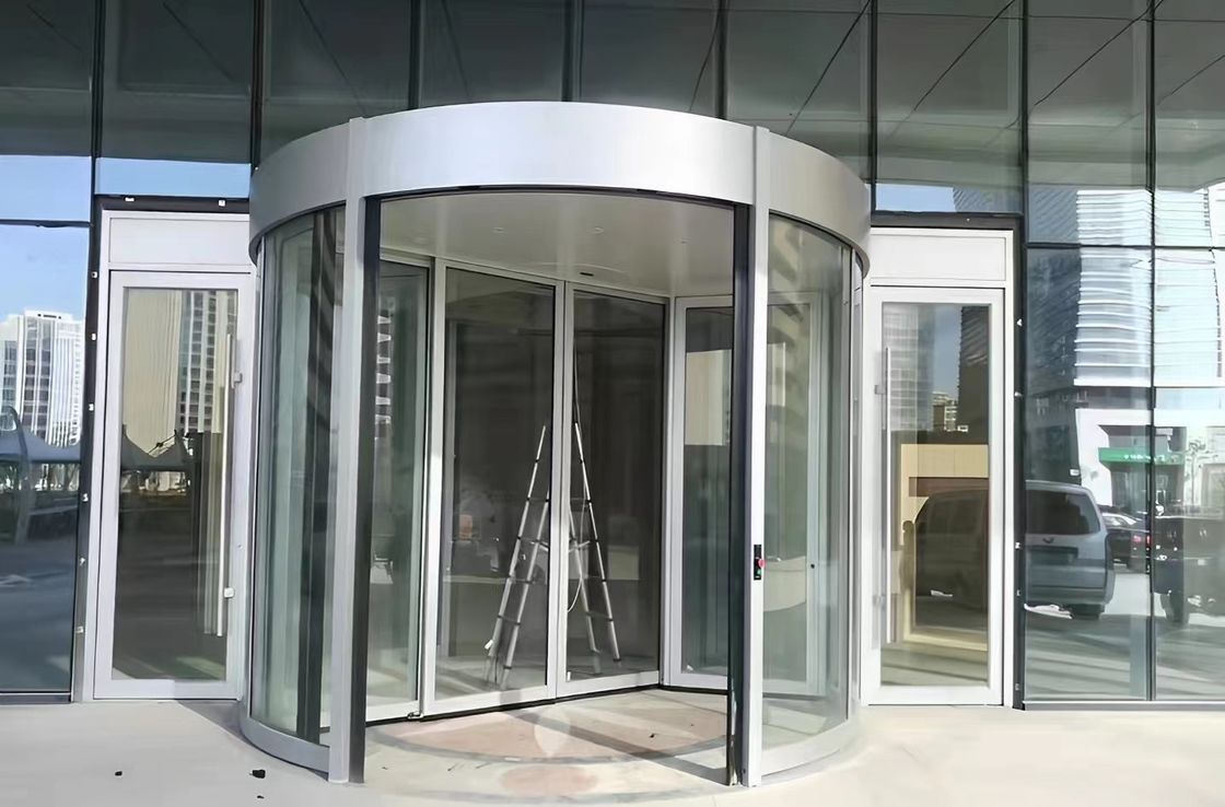 Pintu berputar bermotor dengan stainless steel finish dan 550 W Power Motor