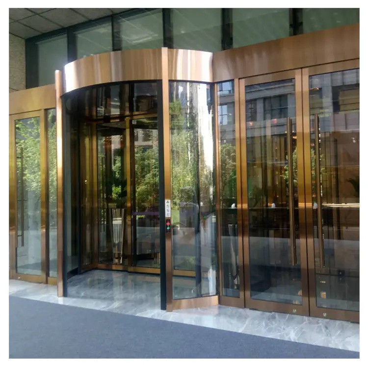 AC220/50Hz Frekuensi Tegangan Pintu Berputar Otomatis untuk Bangunan Kantor