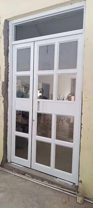 Pintu Pivot Ganda Tanpa Bingkai 36 Inci Pintu Ayunan Otomatis Pintu KFC