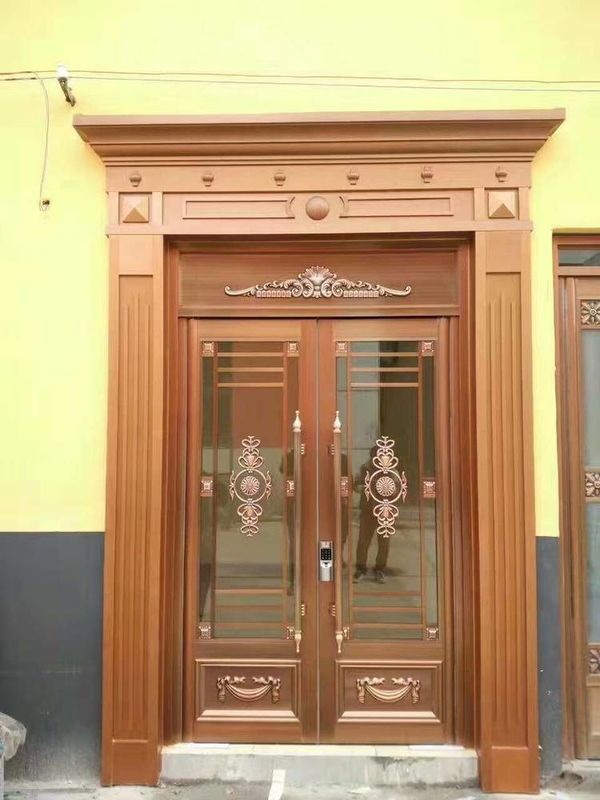 High-grade Isolasi Termal Pemutus Sirkuit Aluminium Alloy Komersial Kfc Shop Front Swing Door