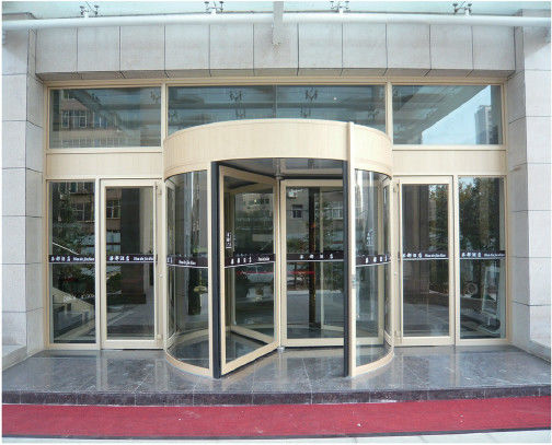 Pintu Berputar Kaca Desain Baru untuk Hotel Bandara Pusat Perbelanjaan Rumah Sakit