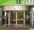 Cina Professional Flat / bent tempered glass Curved Sliding Door for Theatres eksportir