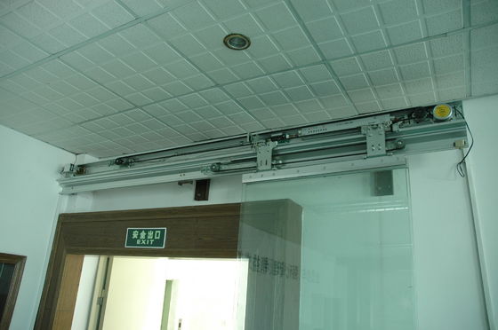 Cina Office Building entrance automatic glass sliding doors , 420cm*15cm*11cm pabrik