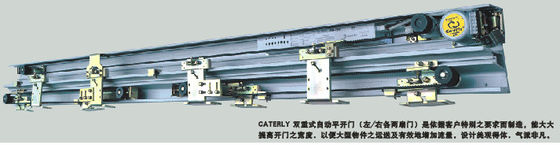 Cina Clear passage width exterior sliding glass doors LW 1800-4000mm pabrik